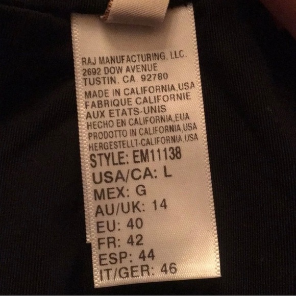 Ella Moss Black Ruffled Bikini Halter Top - Picture 7 of 9